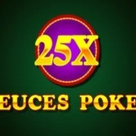25x Deuces Poker slot logo by iSoftBet at Casina Casino