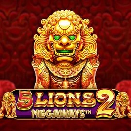 Official Slots logo: 5 Lions Megaways 2 by Pragmatic Play at Casina Casino