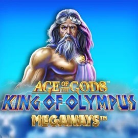 Age Of The Gods: King of Olympus Megaways logo – Slots by Origins at Casina Casino
