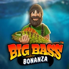 Big Bass Bonanza online game logo by Pragmatic Play on casinacasinoo.com
