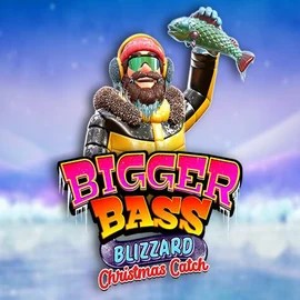Bigger Bass Blizzard Christmas Catch slot logo by Pragmatic Play at Casina Casino