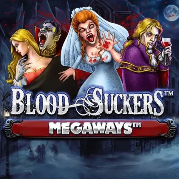 Blood Suckers Megaways slot logo by Red Tiger Gaming at Casina Casino