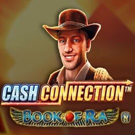 Cash Connection Book Of Ra slot logo by Novomatic at Casina Casino