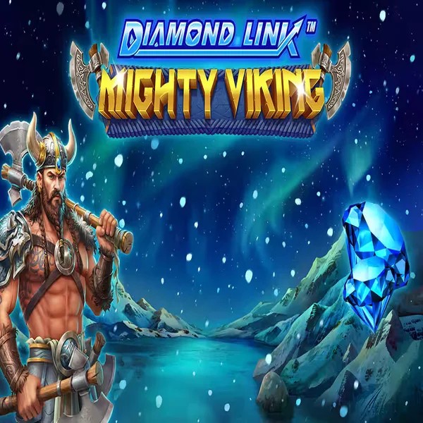 Diamond Link Mighty Viking slot logo by Greentube at Casina Casino