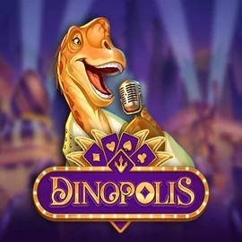 Dinopolis slot logo by Push Gaming at Casina Casino