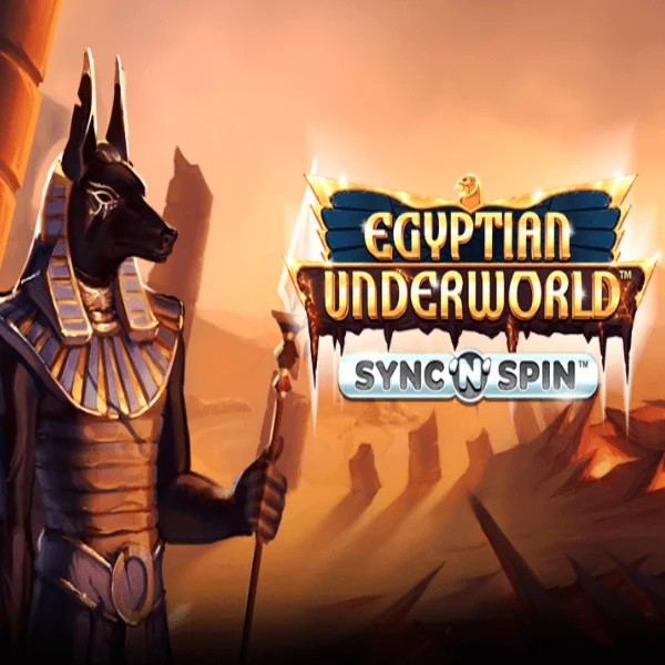 Egyptian Underworld logo by Greentube at Casina Casino