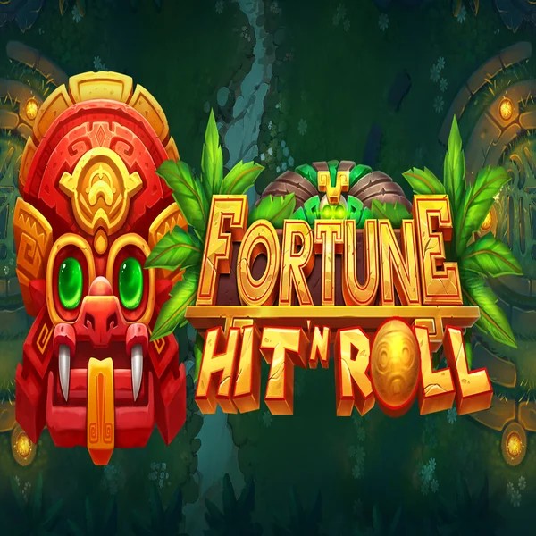 Fortune Hit'n Roll slot logo by Pragmatic Play at Casina Casino
