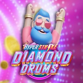 Hyper Strike Diamond Drums slot icon by Gameburger Studios, available at Casina Casino
