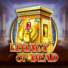 Legacy of Dead online game logo by Play'n GO on casinacasinoo.com