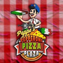 Peppe’s Pepperoni Pizza Plaza logo by Pragmatic Play at Casina Casino