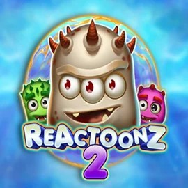 Reactoonz 2 logo – Slots by Play'n GO at Casina Casino