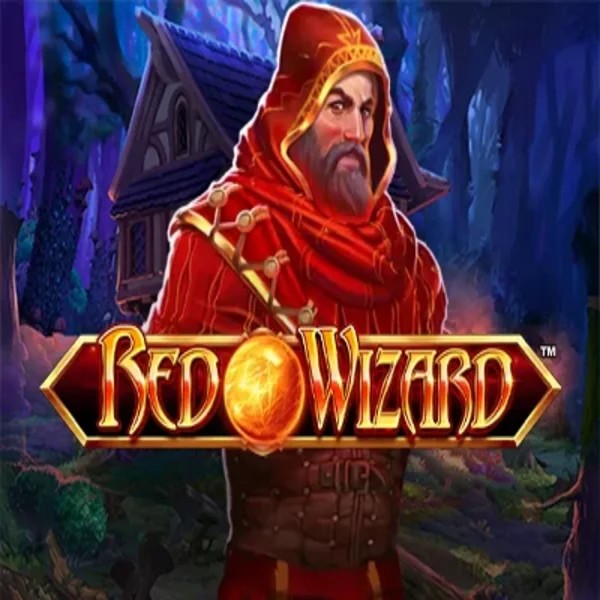 Red Wizard slot logo by Rarestone Gaming at Casina Casino