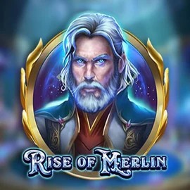 Rise of Merlin online game logo by Play'n GO on casinacasinoo.com