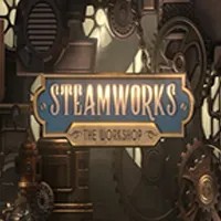 Steamworks The Workshop slot logo by Peter & Sons at Casina Casino