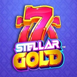 Stellar Gold logo by Snowborn Games at Casina Casino