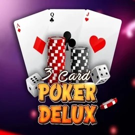Three Card Poker Delux slot icon by Urgent Games, available at Casina Casino