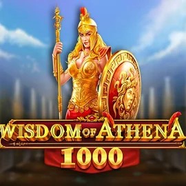 Wisdom of Athena 1000 online game logo by Pragmatic Play on casinacasinoo.com